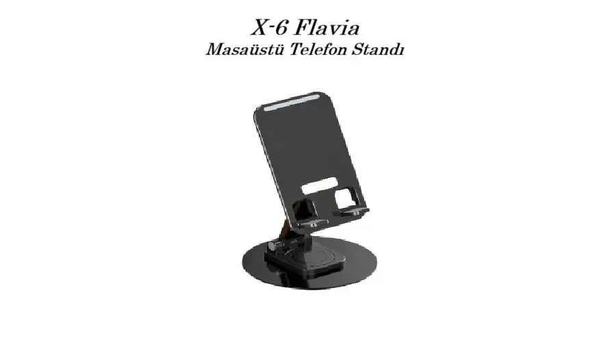 X-6 Flavia Masaüstü Telefon Standı X-6 Flavia Masaüstü Telefon Standı