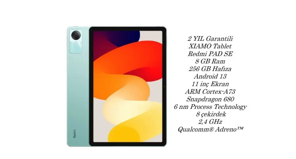 Xiaomi Redmi Pad Se 256 8 GB Ram 11 Xiaomi Redmi Pad Se 256 8 GB Ram 11